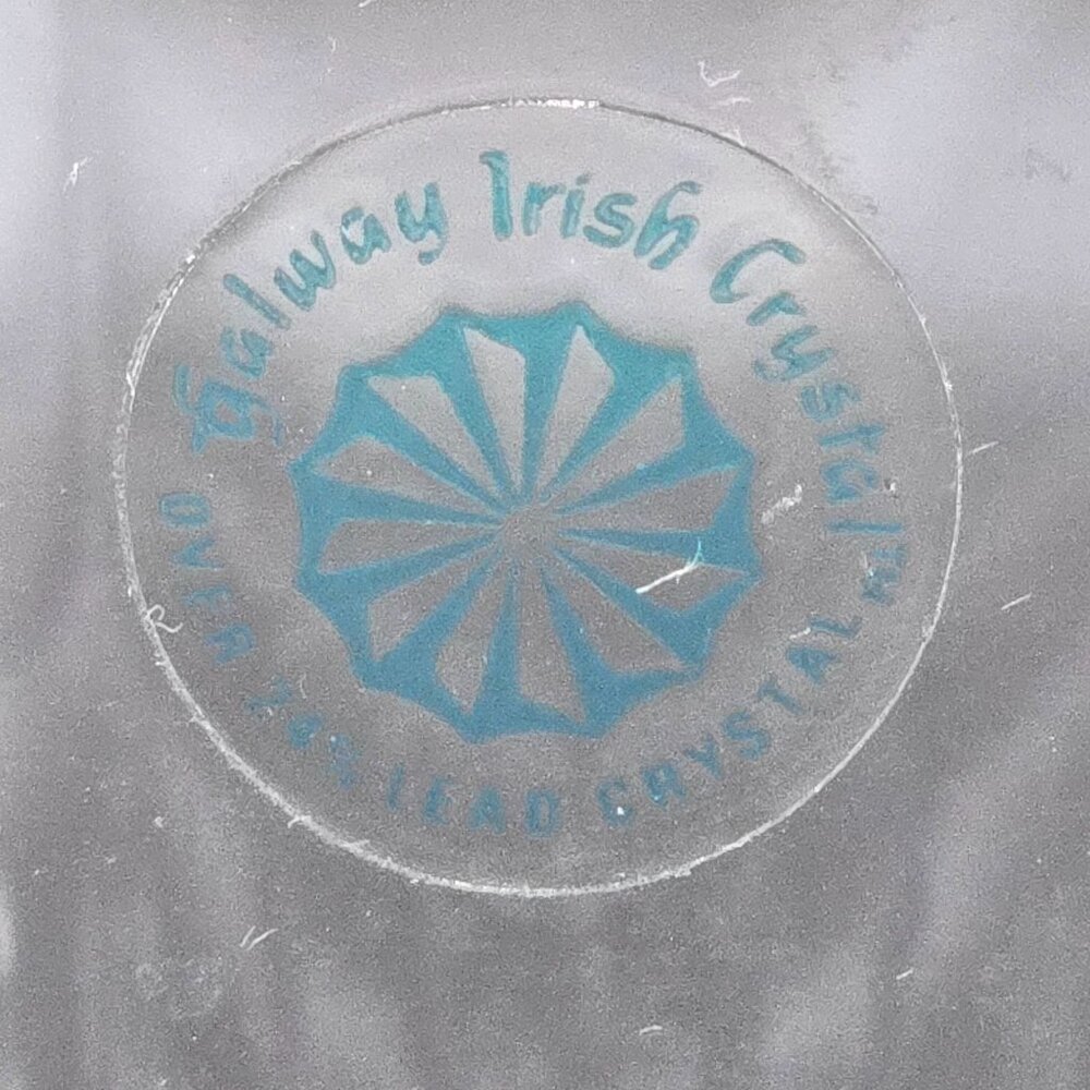 Galway Irish Crystal Baldmore Crystal Highball & Whiskey Glasses Set Of 4 DH1300 - Picture 12 of 15